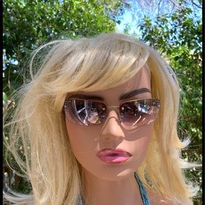 RARE- Guess GU252 Denim Sparkling Sunglasses